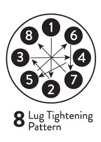 8-Lug Torque Sequence