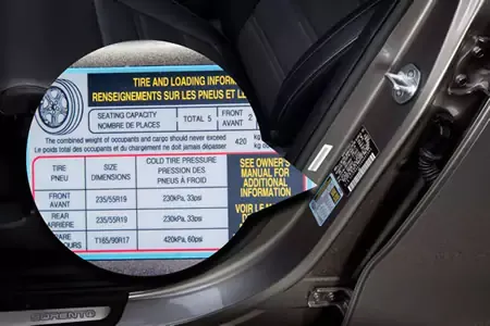 Door Jamb Label