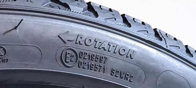 Tire Size Rotation Direction Tire Size Rotation Direction